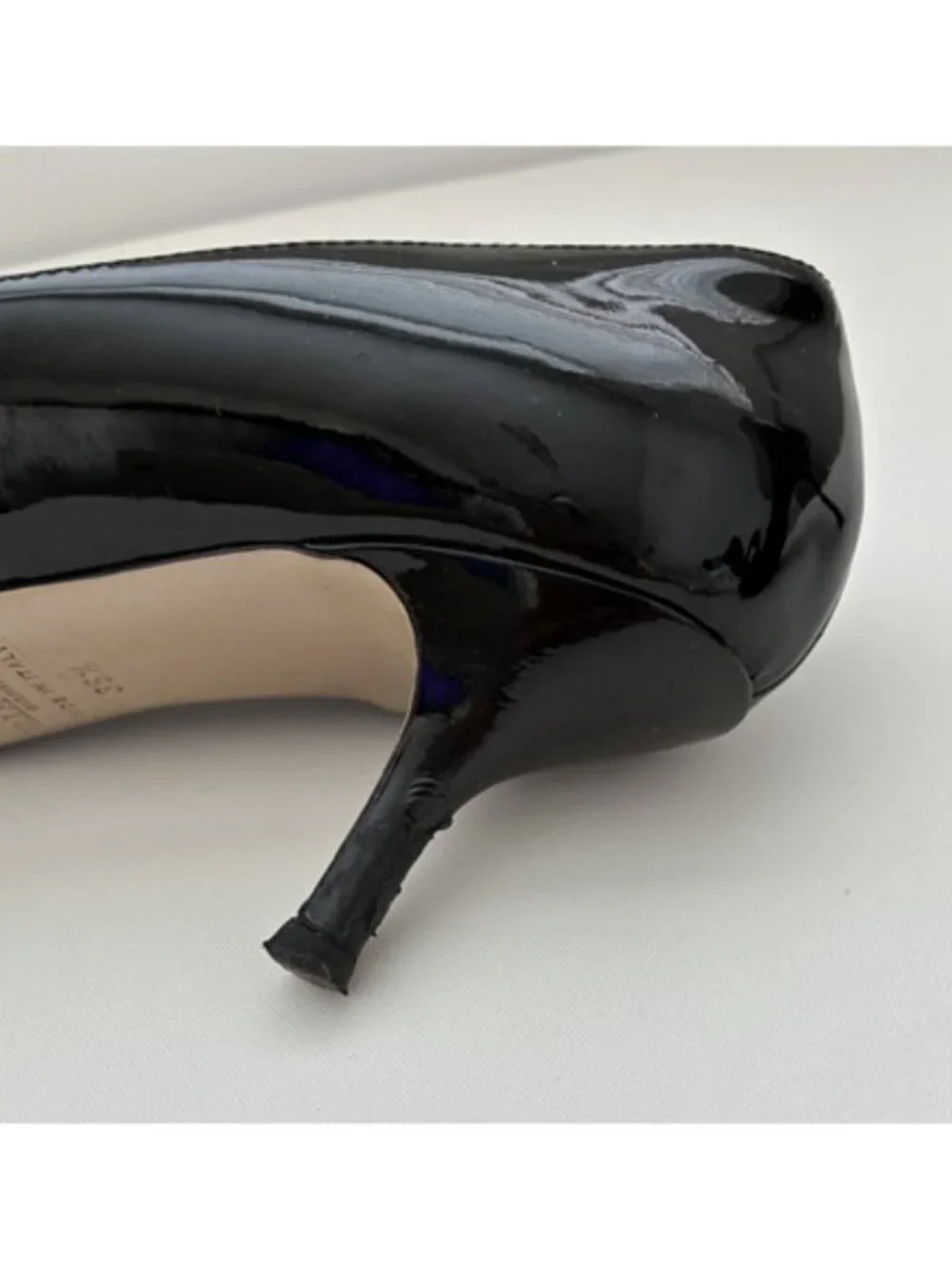 Valentino Garavani Patent Couture Bow Peep Toe Pumps